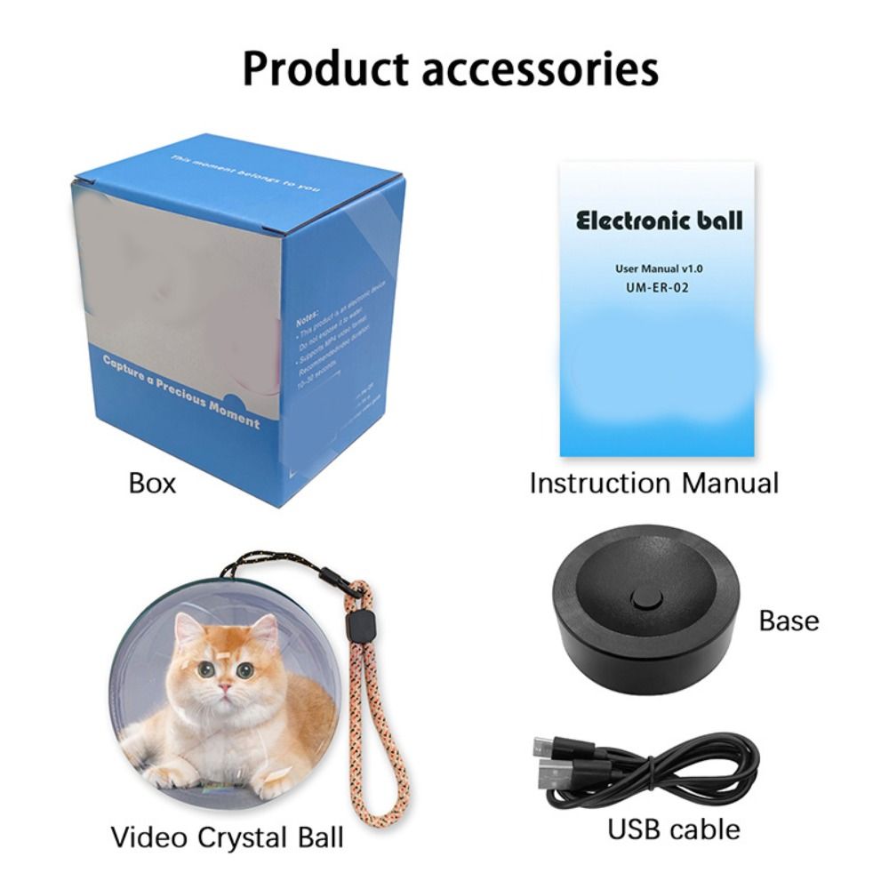 Diy Electronics Videos - كرة عرض فيديو لاسلكية بتأثير ثلاثي