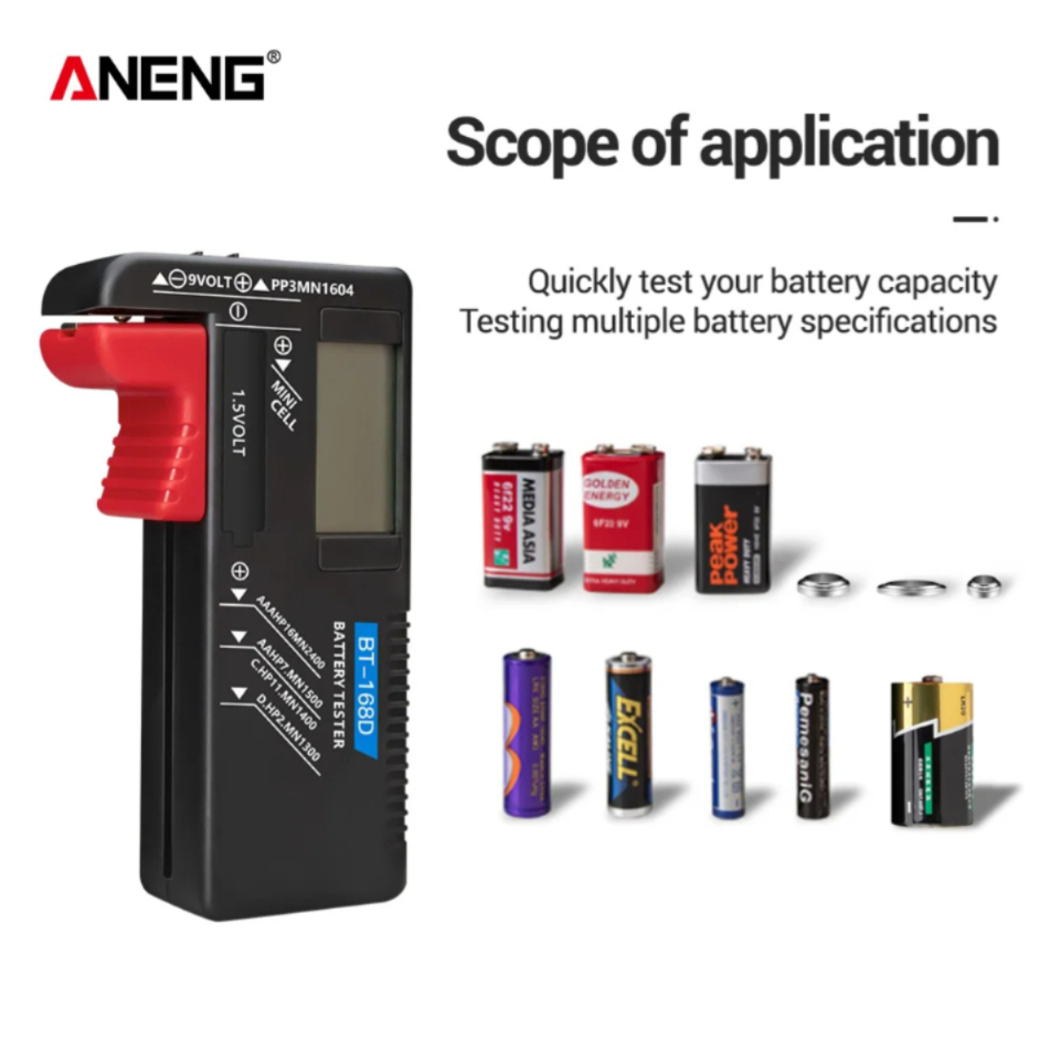 Diy Electronics Test Equipment - ANENG BT-168/ BT-168D اختبار قدرة البطارية