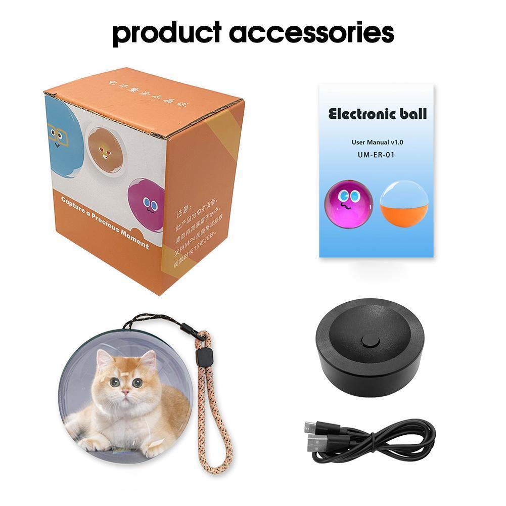 Diy Electronics Videos - مشغل فيديو كرة كريستال سحري ثلاثي