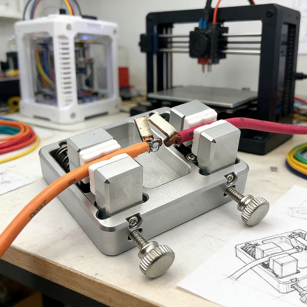 Diy Electronics Tools - أداة لحام من الألومنيوم قابلة للتعديل،