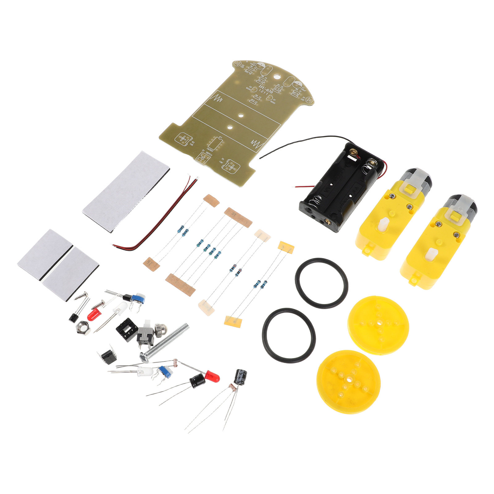 Diy Robot Electronics Kit - مجموعة واحدة من طقم السيارة الذكية،