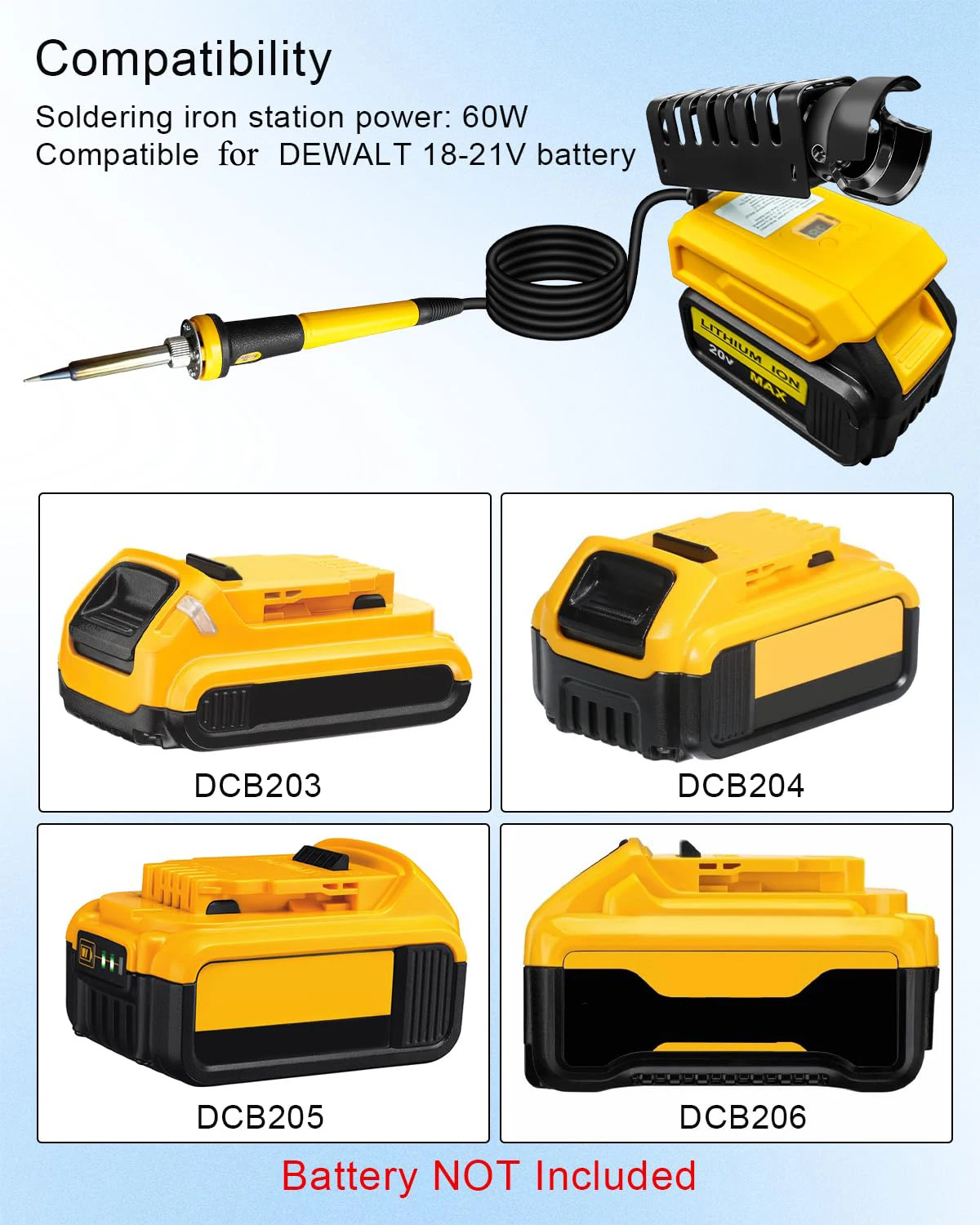 مجموعة مكواة لحام محمولة متواف - مراجعة Diy Electronics Tools وسعره