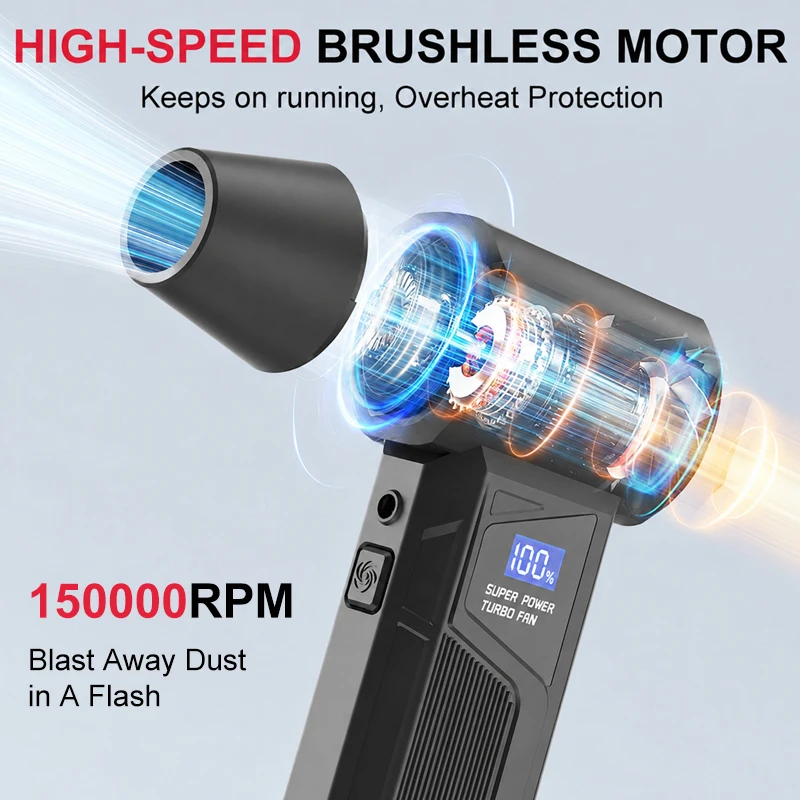 منفاخ هواء كهربائي صغير 150000 - مراجعة Diy Electronics Cleaner وسعره