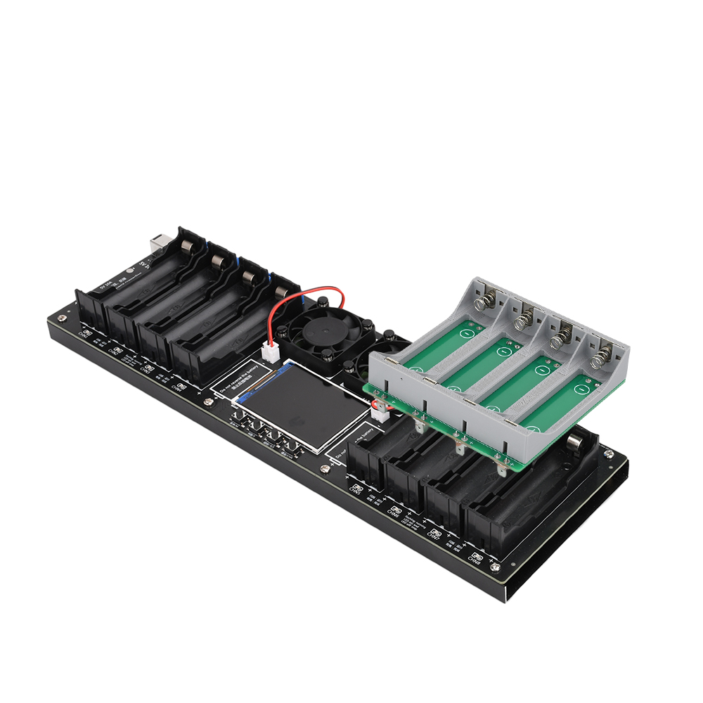 طقم قاعدة بطارية 21700 للتركيب - مراجعة Diy Electronics Test Equipment وسعره