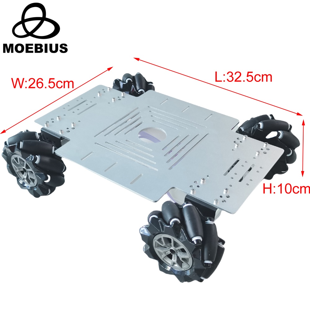 25 كجم تحميل 4WD Mecanum عجلة  - مراجعة Diy Robot Electronics Kit وسعره
