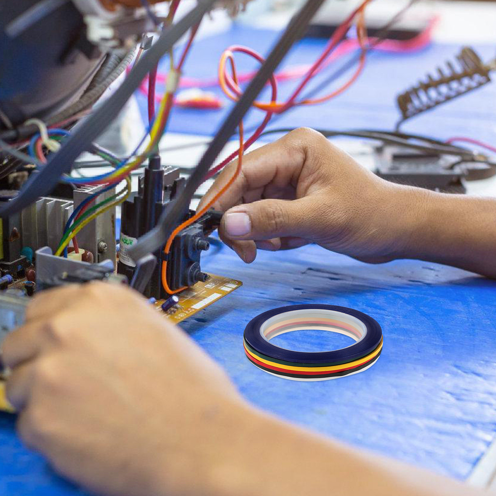 6 لفات من الشريط العازل من الب - مراجعة Diy In Electronics وسعره