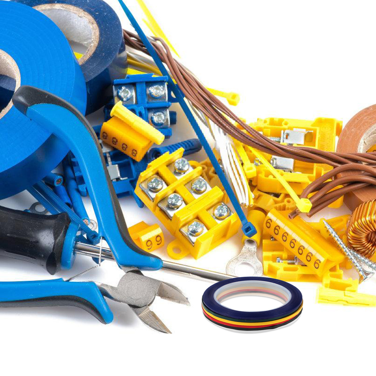 6 لفات من الشريط العازل من الب - مراجعة Diy In Electronics وسعره