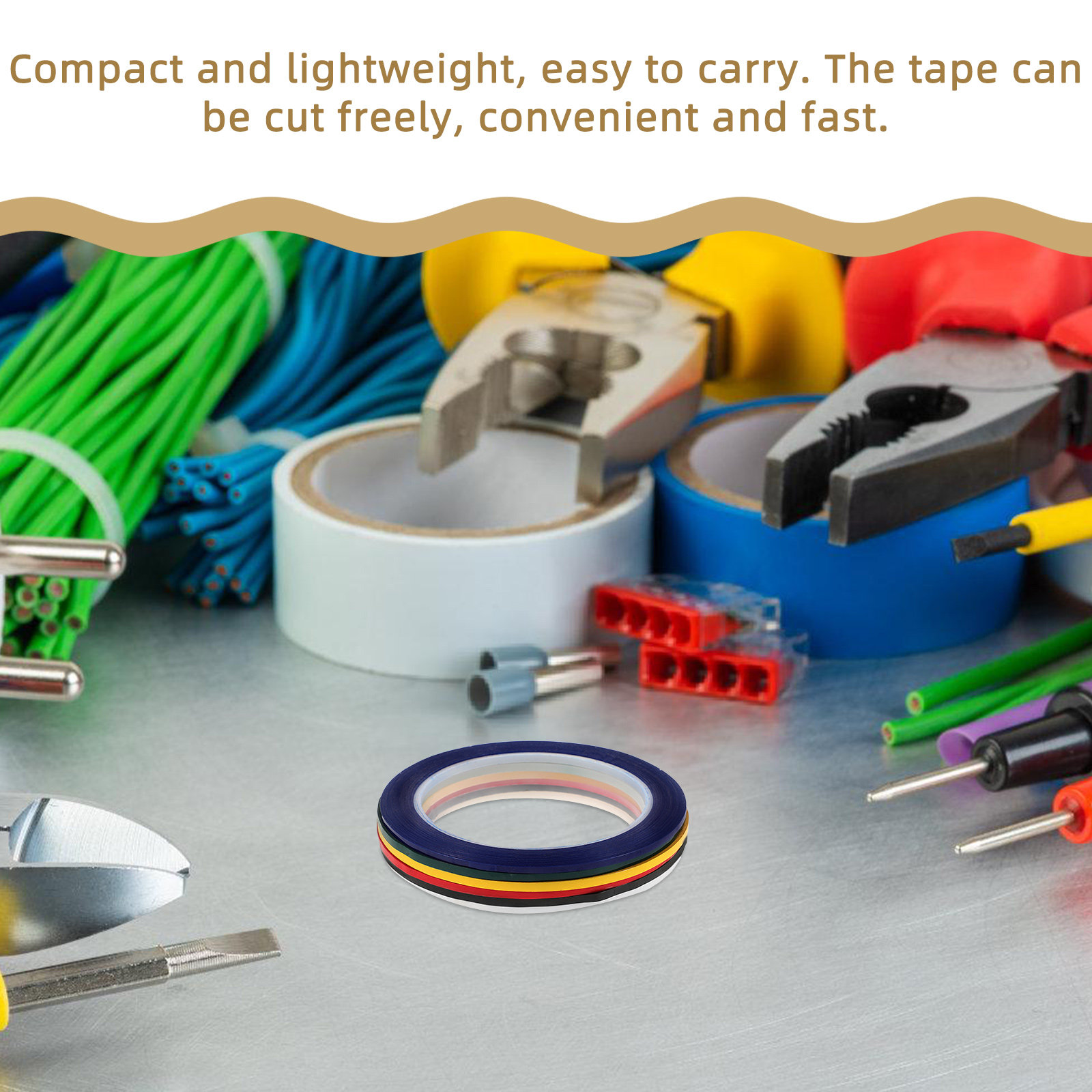 6 لفات من الشريط العازل من الب - مراجعة Diy In Electronics وسعره