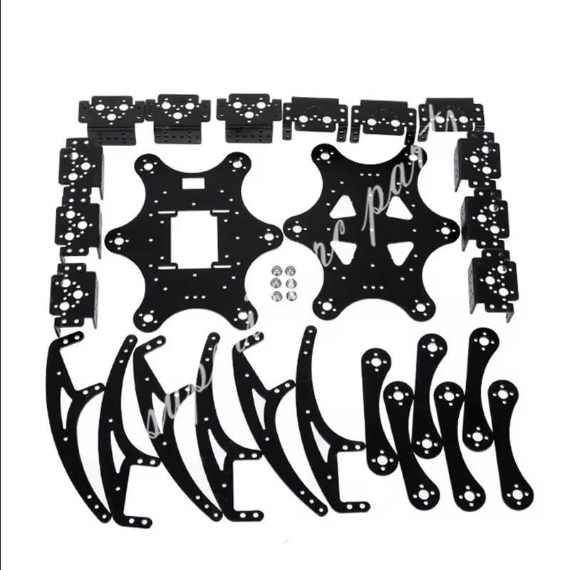 18 DOF الألومنيوم Hexapod العن - مراجعة Diy Robot Electronics Kit وسعره