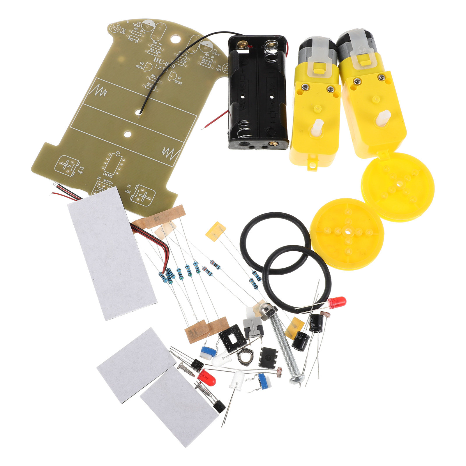 مجموعة سيارة روبوت تتبع الخط ل - مراجعة Diy Robot Electronics Kit وسعره