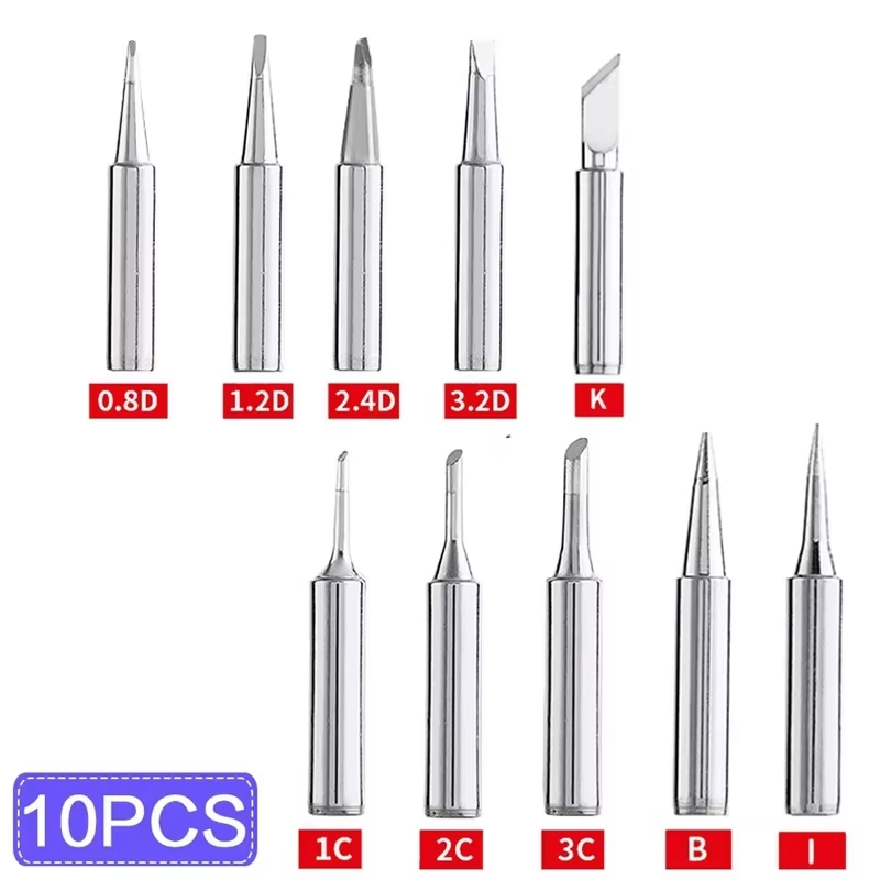 5 قطع/10 قطع رؤوس لحام 900M-T  - مراجعة Diy Electronics Tools وسعره