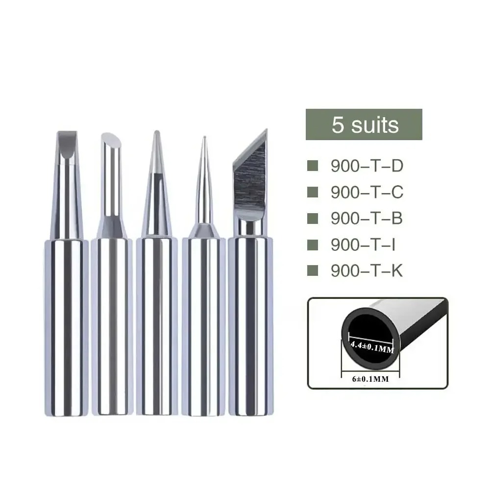 5 قطع/10 قطع رؤوس لحام 900M-T  - مراجعة Diy Electronics Tools وسعره