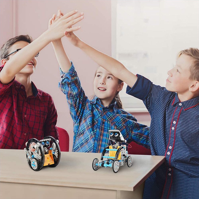13 في 1 مجموعة روبوت تعمل بالط - مراجعة Diy Robot Electronics Kit وسعره