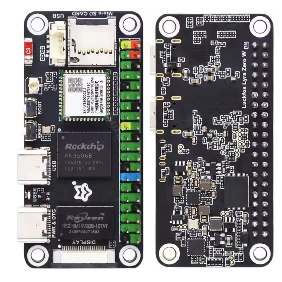 لوحة Luckfox Lyra Zero W RK350 - مراجعة Raspberry Pi Zero وسعره