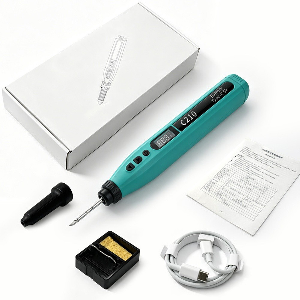 مجموعة مكواة لحام رقمية ذكية م - مراجعة Diy Electronics Tools وسعره