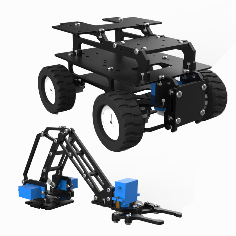 الاكريليك 4WD سيارة روبوت موتو - مراجعة Diy Robot Electronics Kit وسعره
