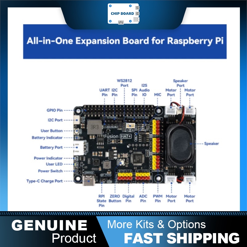 لوحة توسيع SunFounder Fusion H - مراجعة Raspberry Pi Zero وسعره