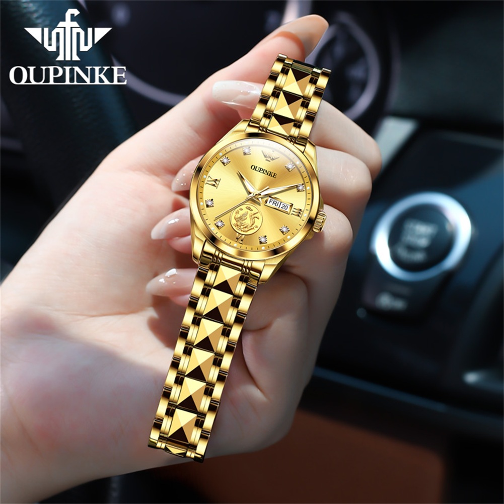 OUPINKE 3259 الذهب الحقيقي ساع - مراجعة Push Button Tactile وسعره