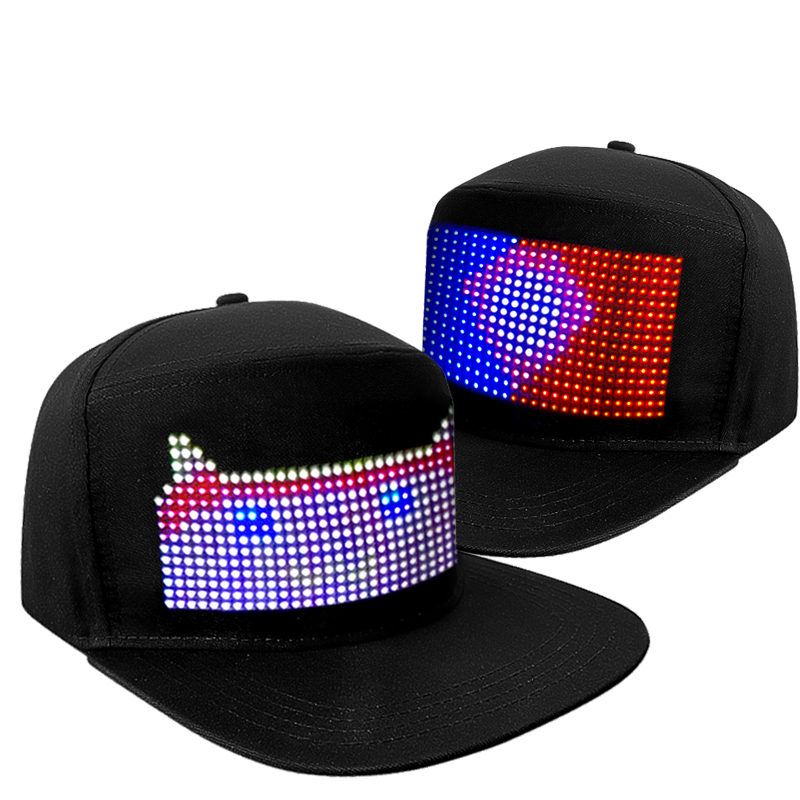قبعة ذكية بشاشة LED للتحكم عبر - مراجعة Diy Electronics Logo وسعره