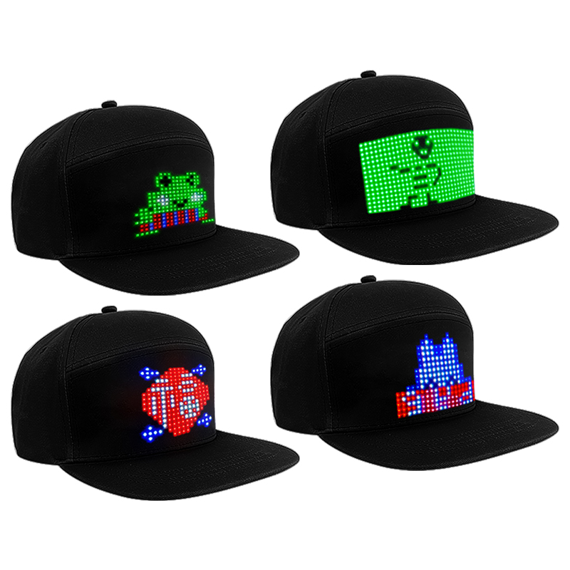 قبعة ذكية بشاشة LED للتحكم عبر - مراجعة Diy Electronics Logo وسعره