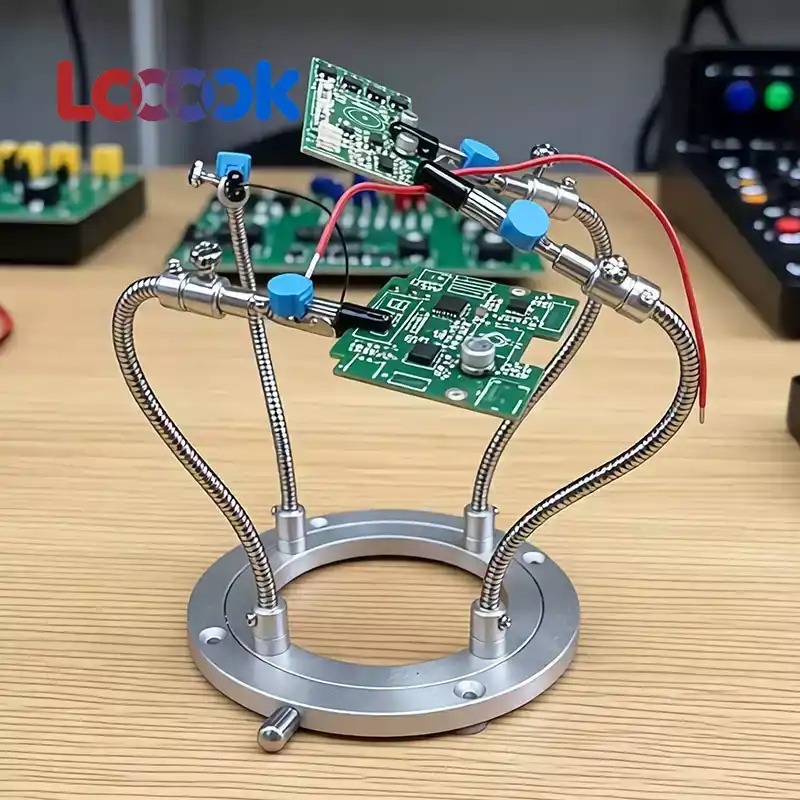 مشبك إلكتروني دوار للحام من Un - مراجعة Diy Electronics Stores وسعره