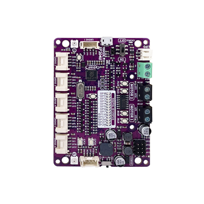ماكر باي RP2040 وحدة تحكم حركة - مراجعة Diy Robot Electronics Kit وسعره