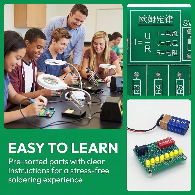 مجموعة أدوات لحام إلكترونية لل - مراجعة Diy Electronics Test Equipment وسعره