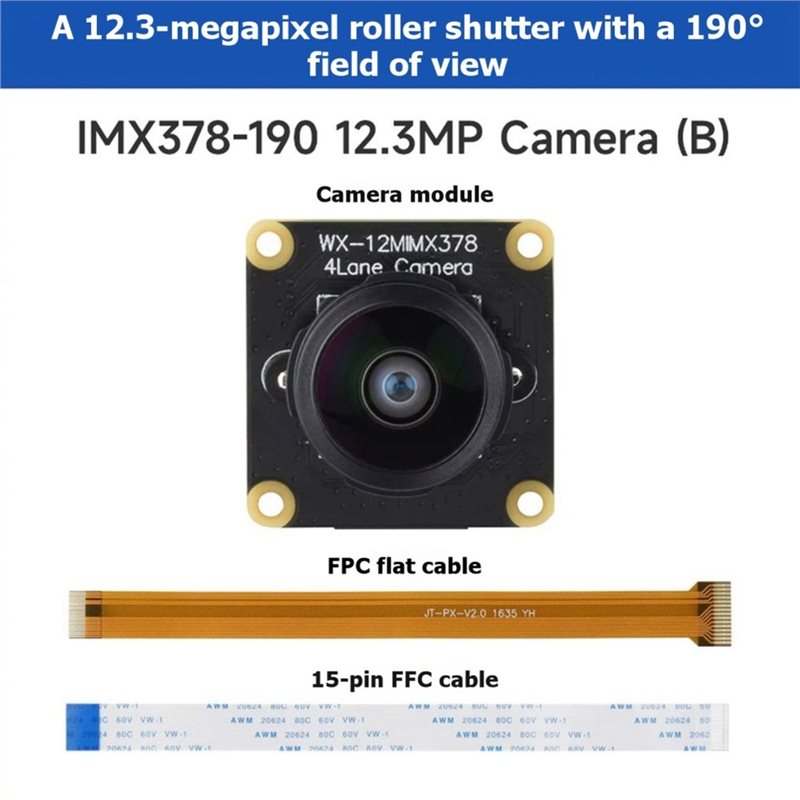 كاميرا IMX378-190 بدقة 12.3 مي - مراجعة Raspberry Pi Zero وسعره