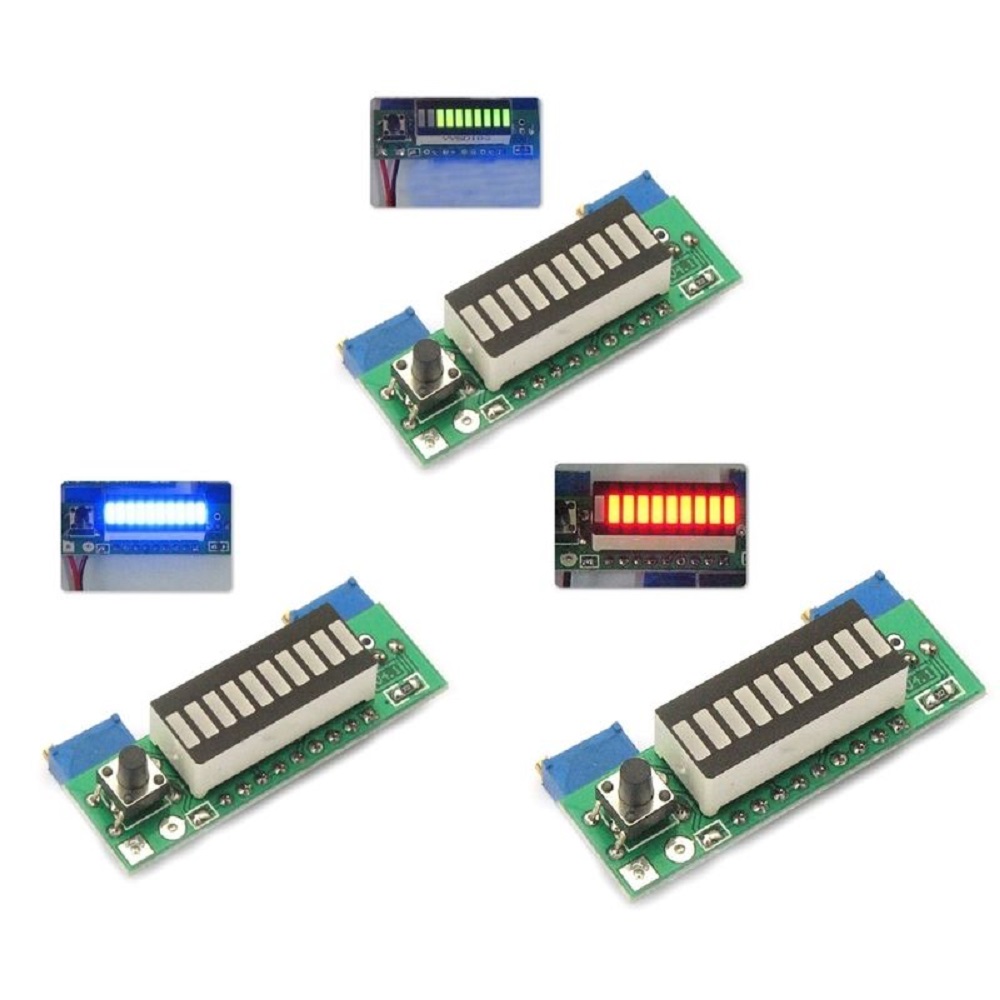 LM3914 10 قطعة 3.7 فولت ليثيوم - مراجعة Diy Electronics Test Equipment وسعره